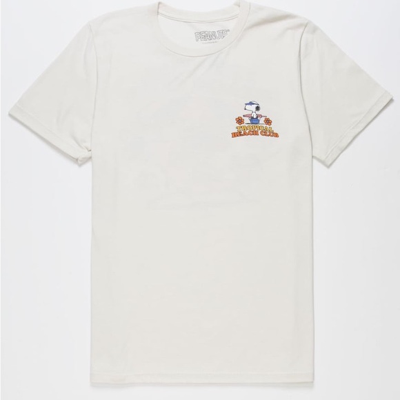 PEANUTS Tropical Beach Club Tee Size XL NWOT - Picture 2 of 9